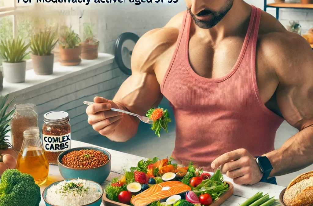 Plan de Nutrición para Aumento Masa Muscular Hombre 31-35 años | +2000 Kcal |Actividad Moderada | Con Suplementación