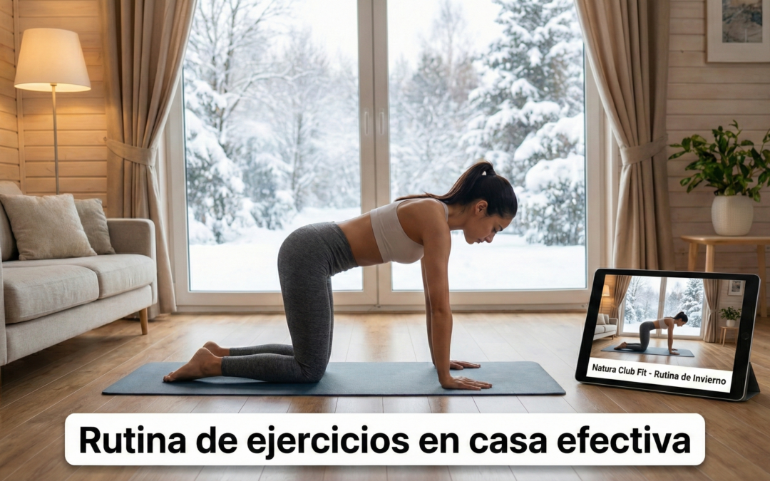 ¿Frío y lluvia? Rutina de ejercicios en casa efectiva para quemar grasa invernal en solo 30 minutos